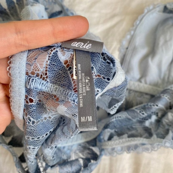 Blue Lace Bralette - Picture 3 of 3